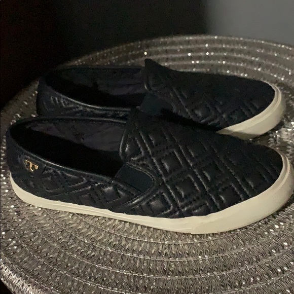 Tory Burch Shoes - Tory Burch navy slip on 7